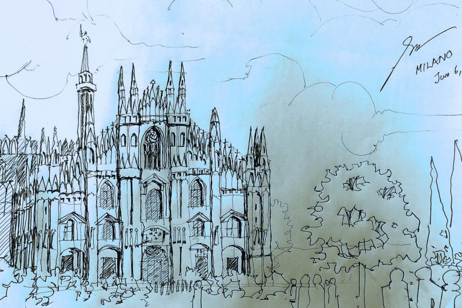 อ.พจน์ สุริยะสินธุ์ ผู้สร้างแรงบันดาลใจให้โค้ชวาดมหาวิหารดูโอโม่ ที่มิลาน